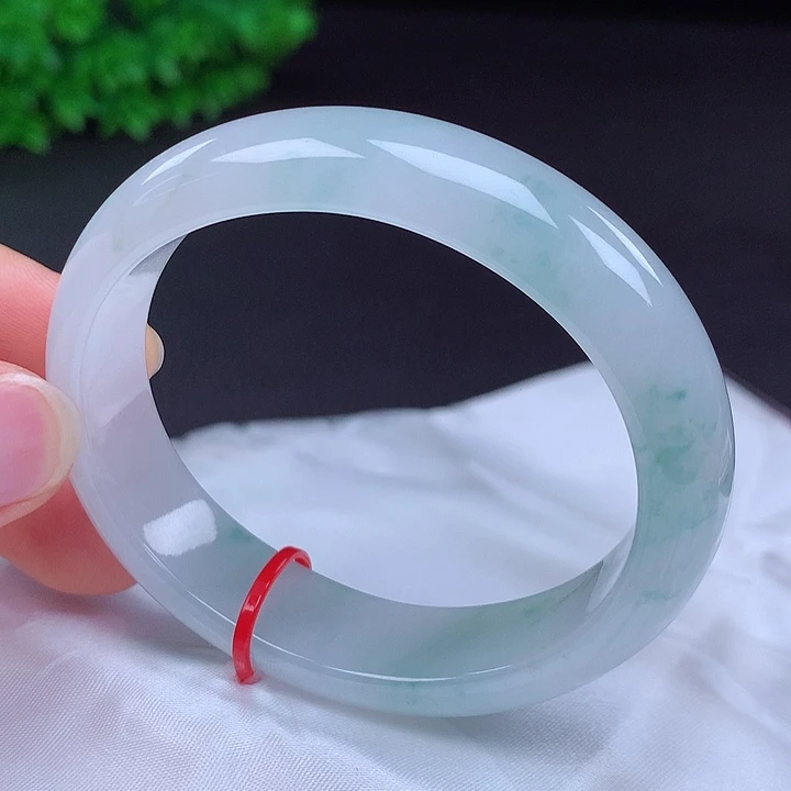 翡翠未镶嵌手镯54贵妃680015