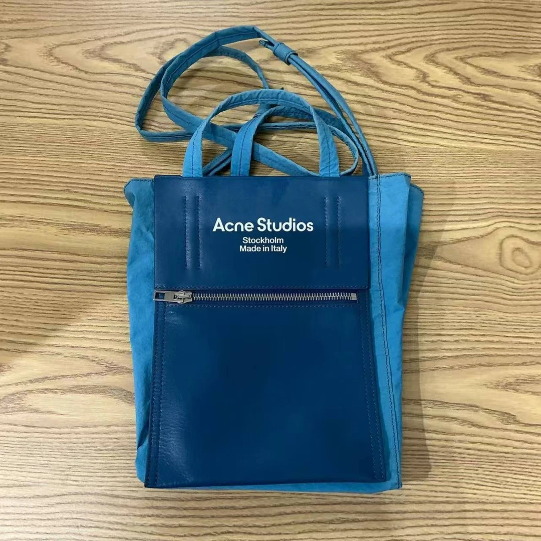 90新 Acne studio （pm）拼接纸袋包托特包 90新/4971