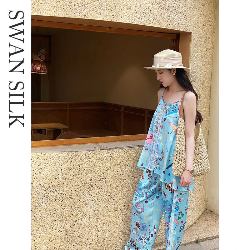 【心愿】夏季定制女士可外穿薄款时尚家居服套装