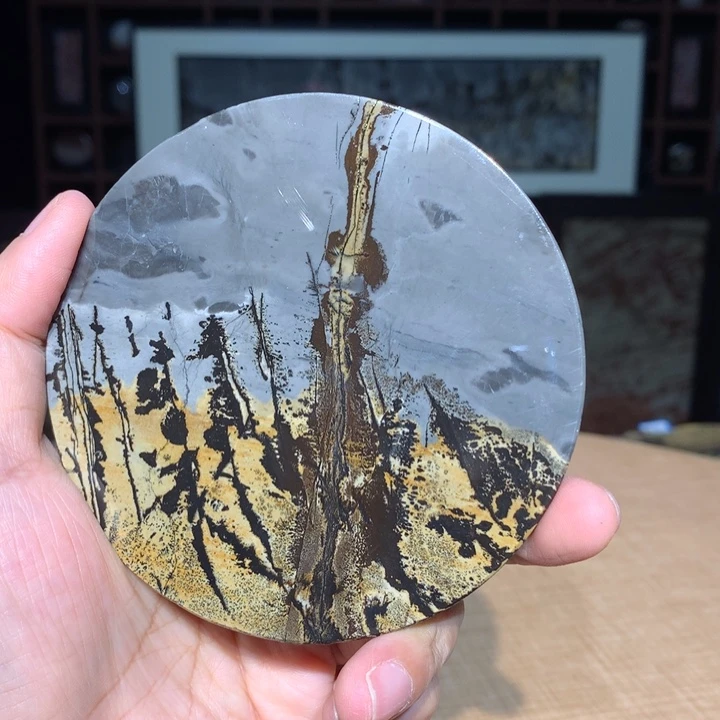 广西国画石摆件，观赏收藏