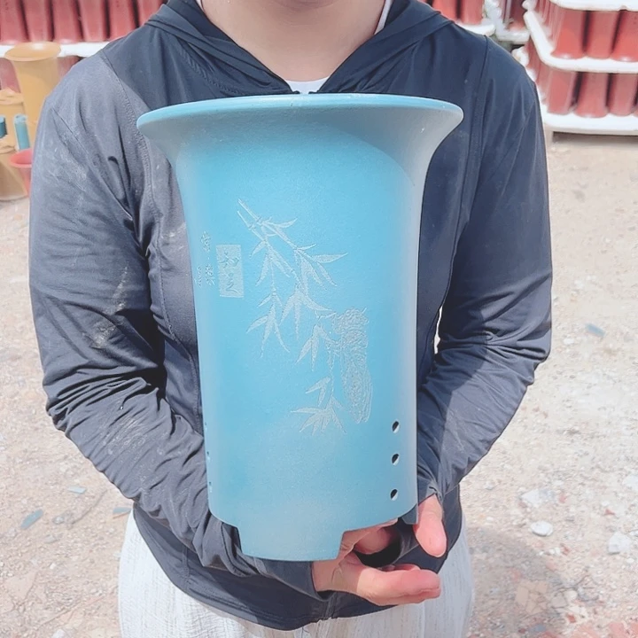 宜兴紫砂精品花盆