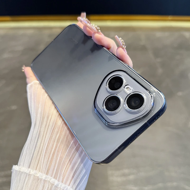 适用于荣耀400手机壳超薄透明400pro全包边框300pro防摔男女硬套