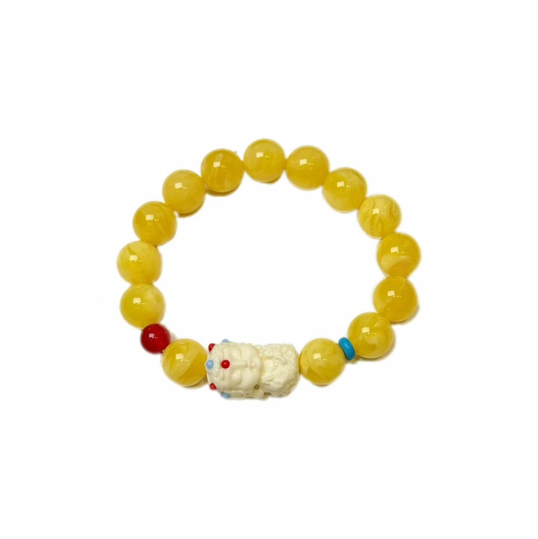 白花多宝DIY手串12mm A28-415