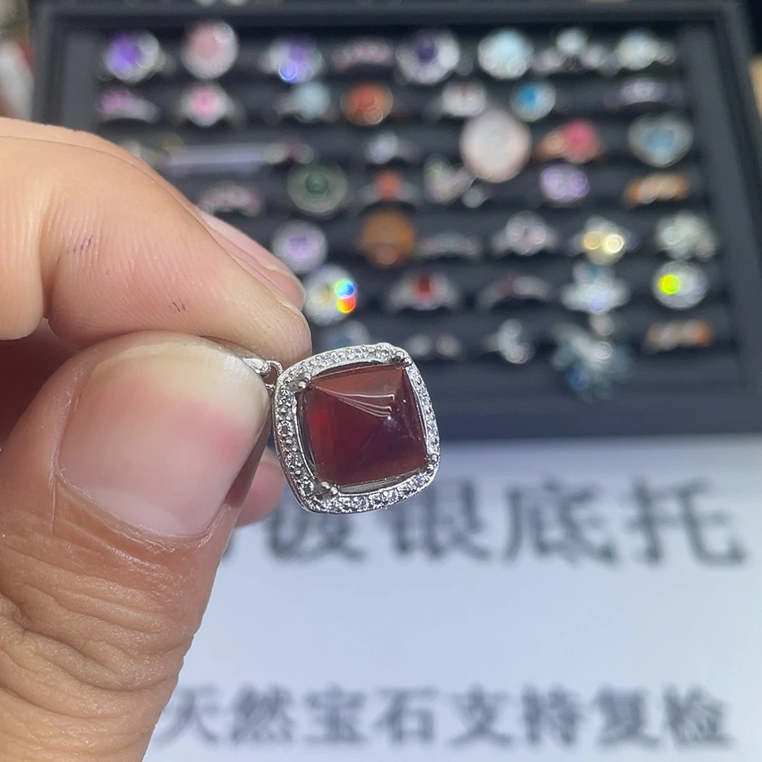 紫晶珠宝半成品未镶嵌