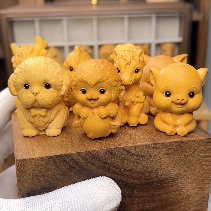 十二生肖一整套十三个摆件