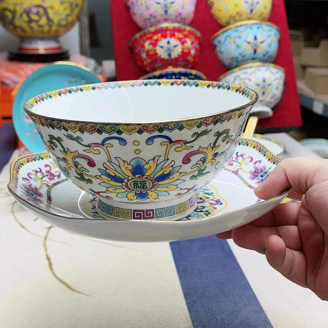 【闪购商品】珐琅一****8英寸6花口6英寸6白。。。。