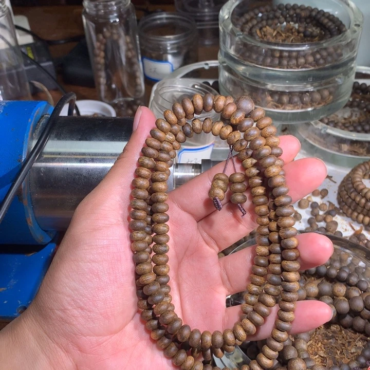 手串沉香沉水算盘珠多圈老料