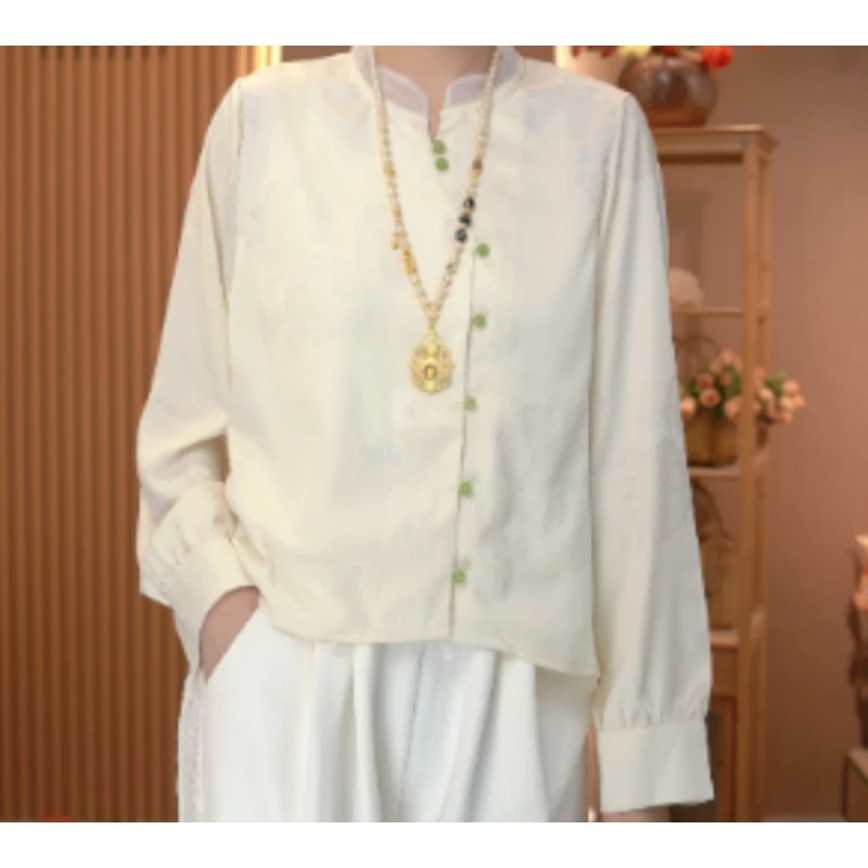 新款长袖新中式时尚洋气薄内搭cs2211园园