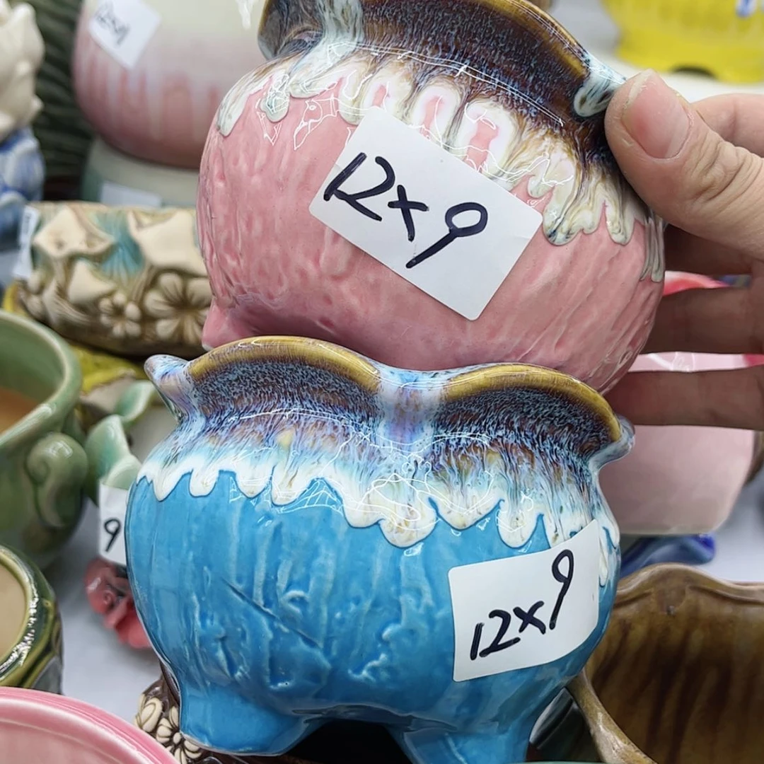 【闪购商品】陶瓷多肉绿植陶瓷花盆