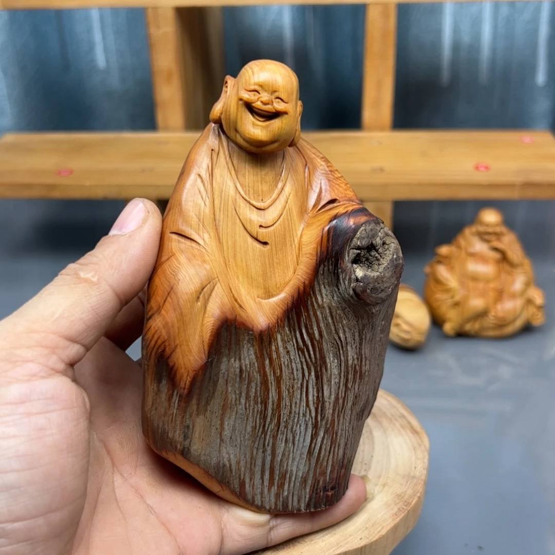 用***哥木崖柏木摆件手把件