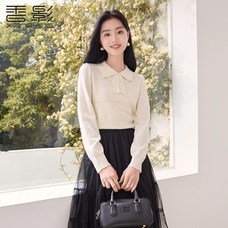 Z3101761毛针织衫 香影休闲白搭时尚显瘦冬新款针织衫