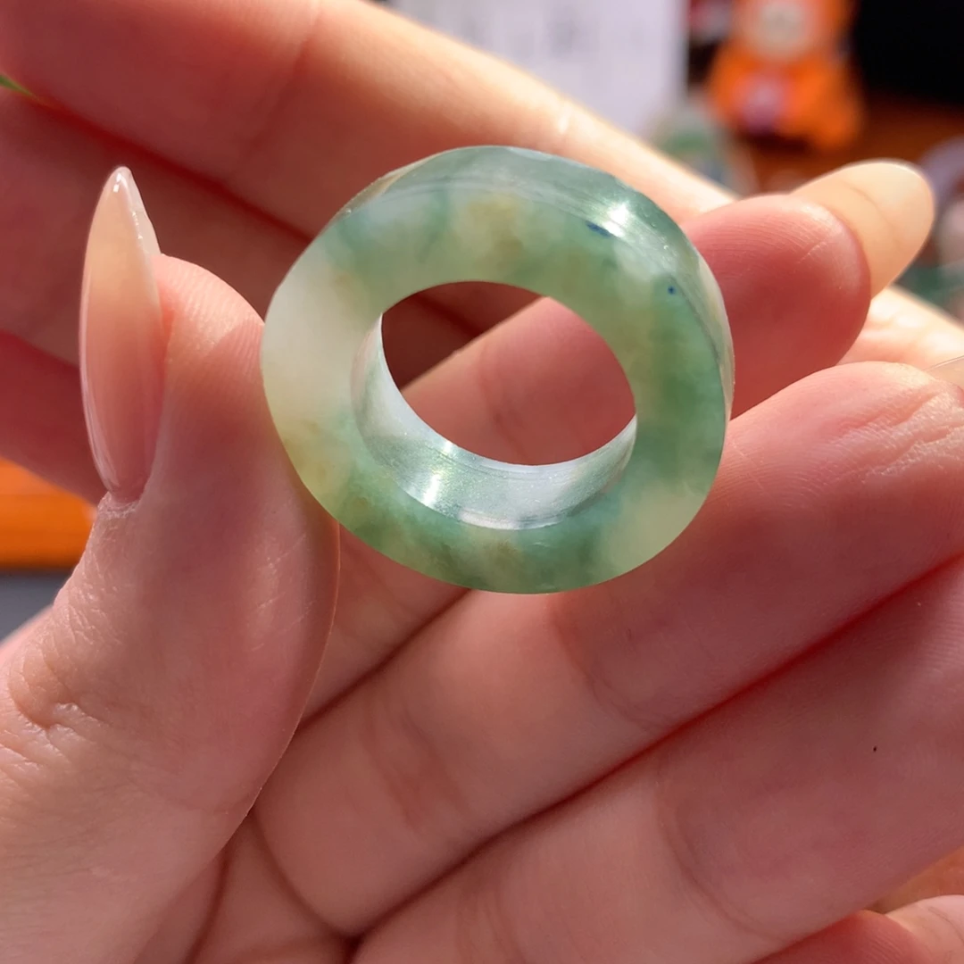 定制翡翠未镶嵌特色飘花 10-14