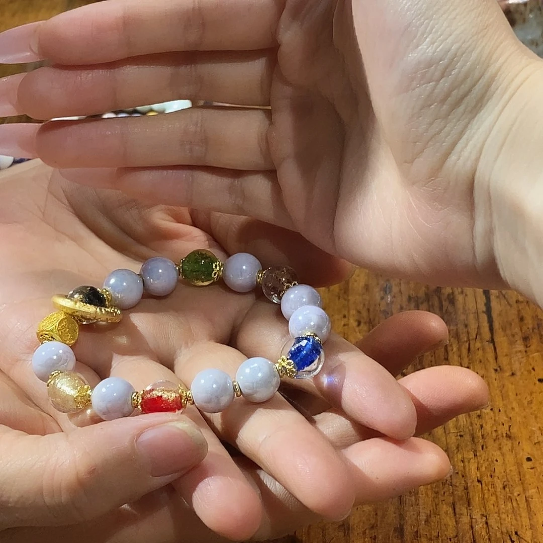 美*手工陶瓷手串茶周边