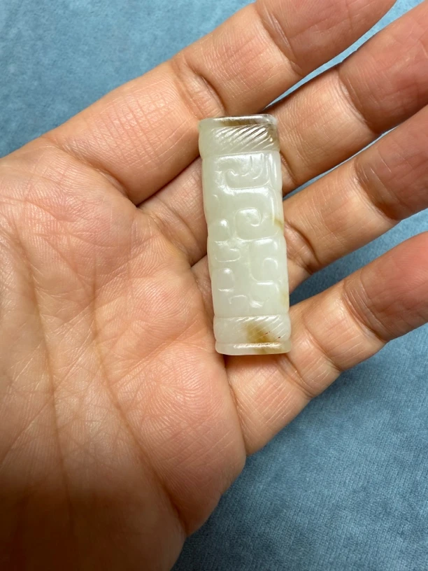 和田白挂件配饰吊坠