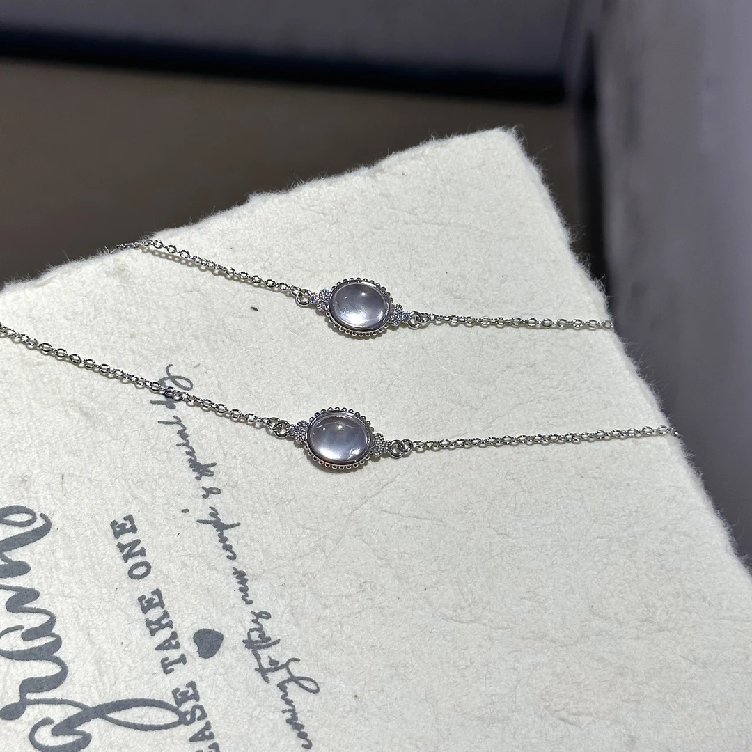 天然粉水晶手链