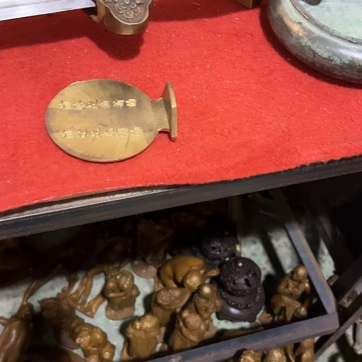 大***丝黄铜摆件，文房工艺品摆件