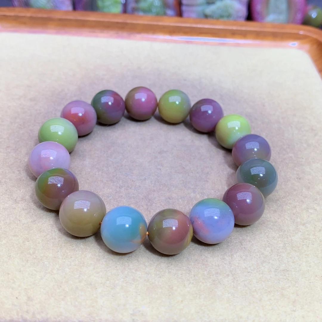 玛瑙未镶嵌手链盐源