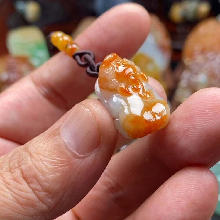 【闪购商品】翡翠未镶嵌颈饰?****?缅甸翡翠A货吊坠