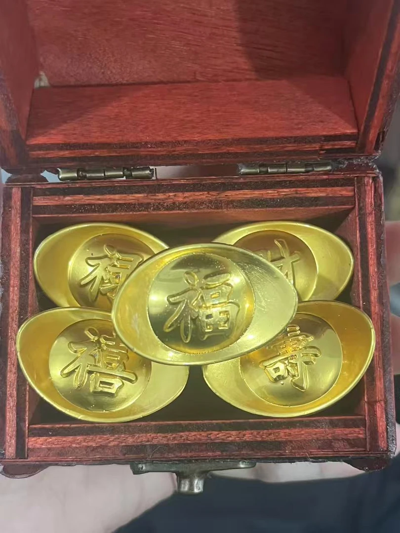 1个居家饰品摆件 332（五个带盒子） 精美摆件现代仿古复古工艺品