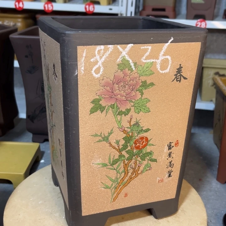 紫砂花盆宜兴紫砂