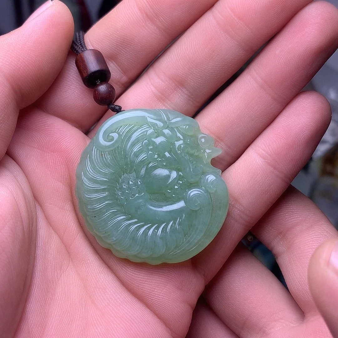 未镶嵌岫玉岫玉手把件挂件