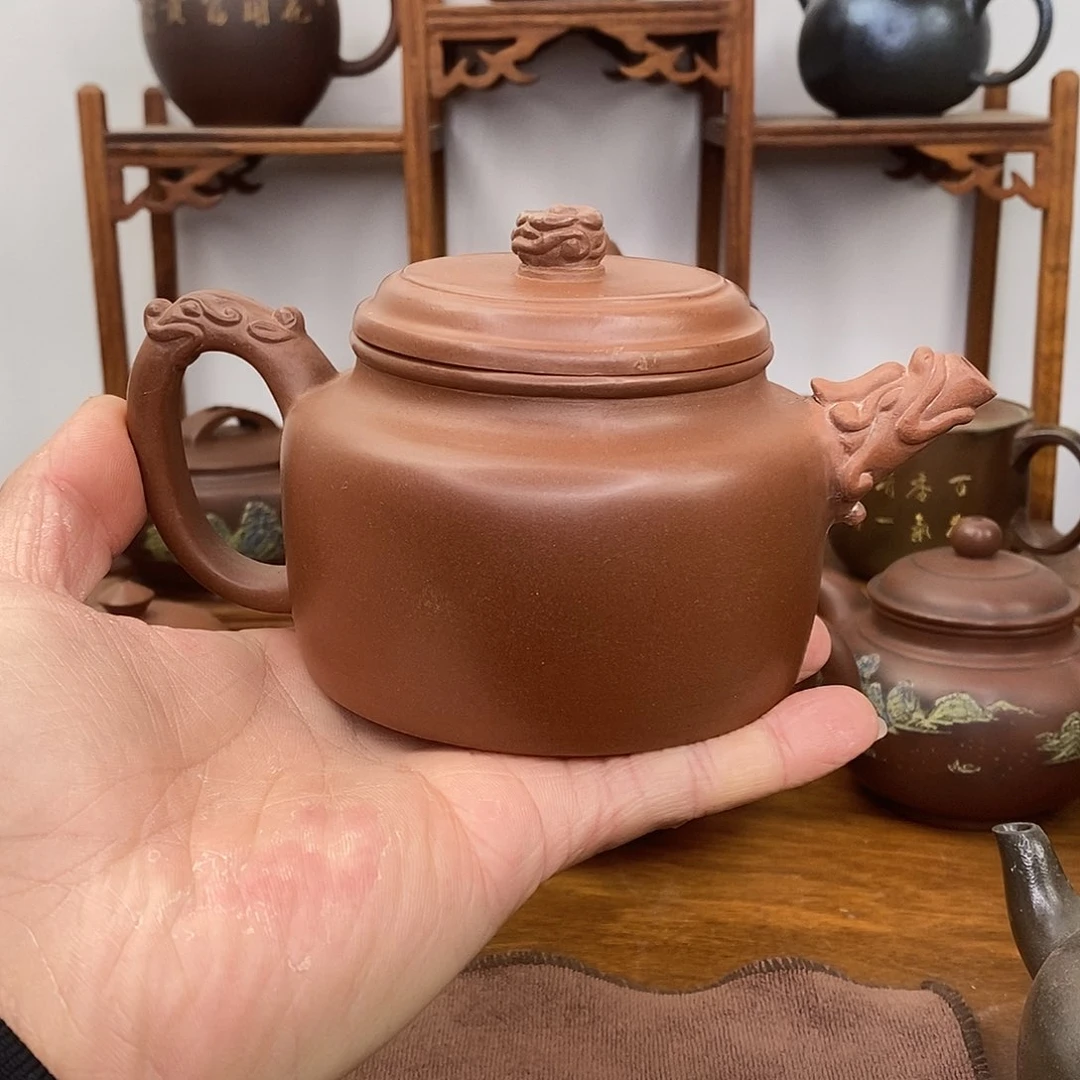 壶瑕疵壶盖子松，把裂