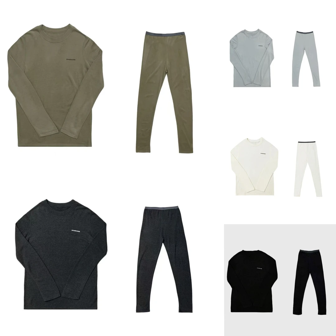 [J]黑灰两色小字母圆领长袖保暖儿童秋衣裤(暖暖冬日)