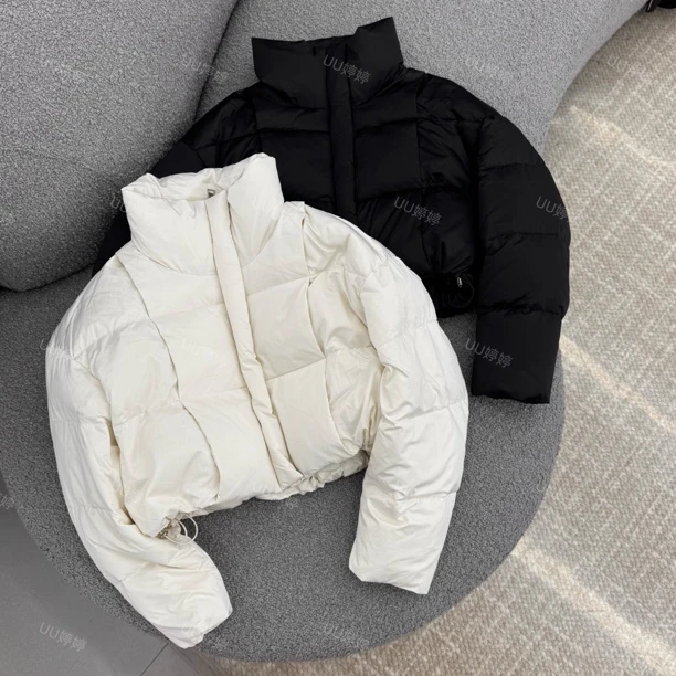 112967冬新款拉链短款鹅绒服