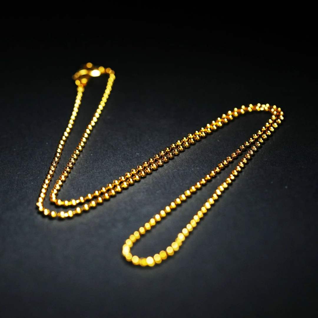 合金项链 栗子精选 | 百搭万能圆珠米链