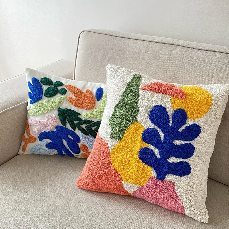 俄罗斯戳戳绣手工diy抱枕材料包新手零基础自制毛线绣戳戳乐摆饰