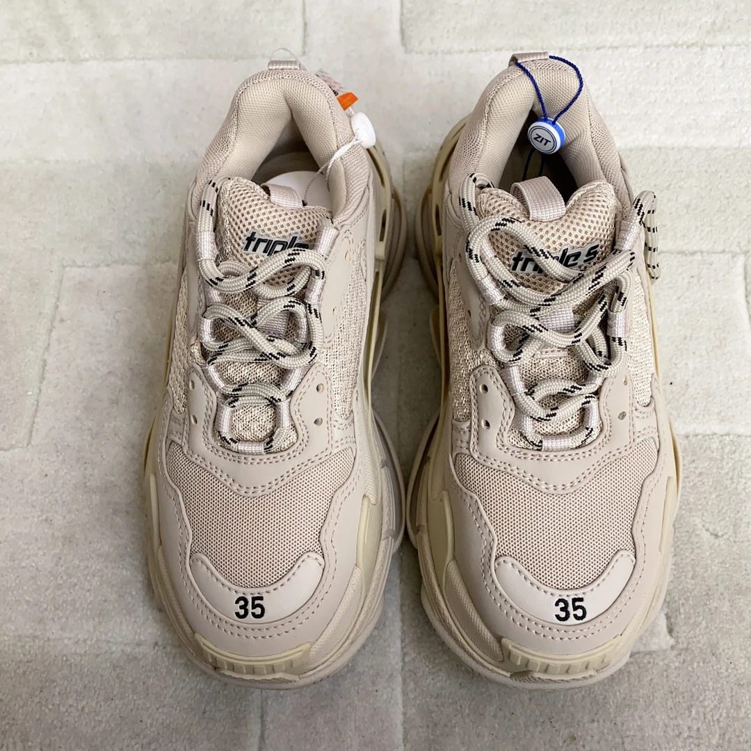 95新 Balenciaga/巴黎世家 麦殿/织物S老爹鞋35码/241129ZMPHZ05