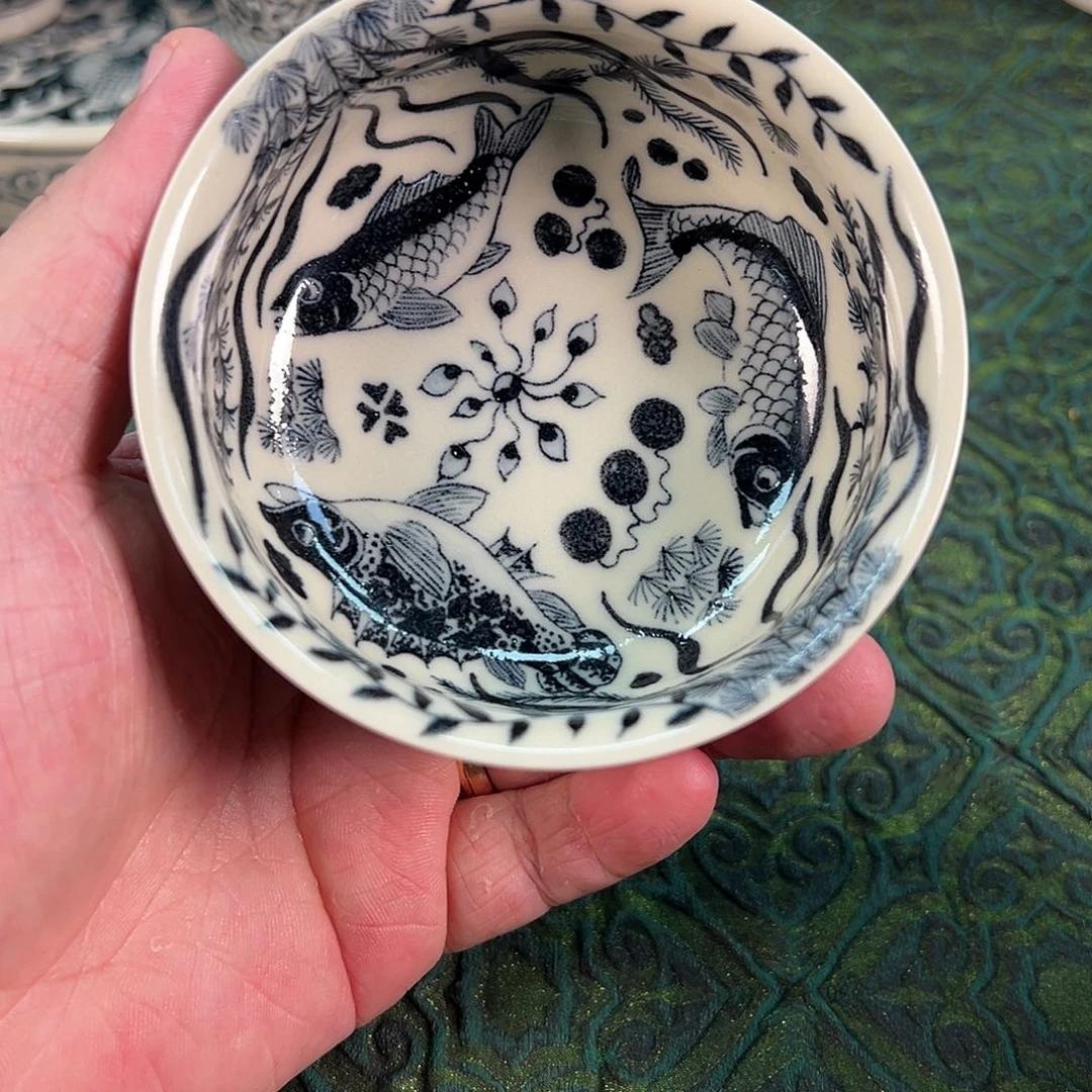 陶景德镇手工手绘陶瓷