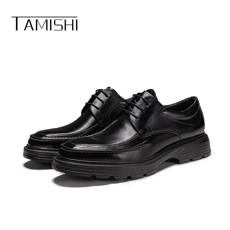 YO-GH8028秋季新款商务正装真皮德比鞋英伦风软底新郎结婚鞋男