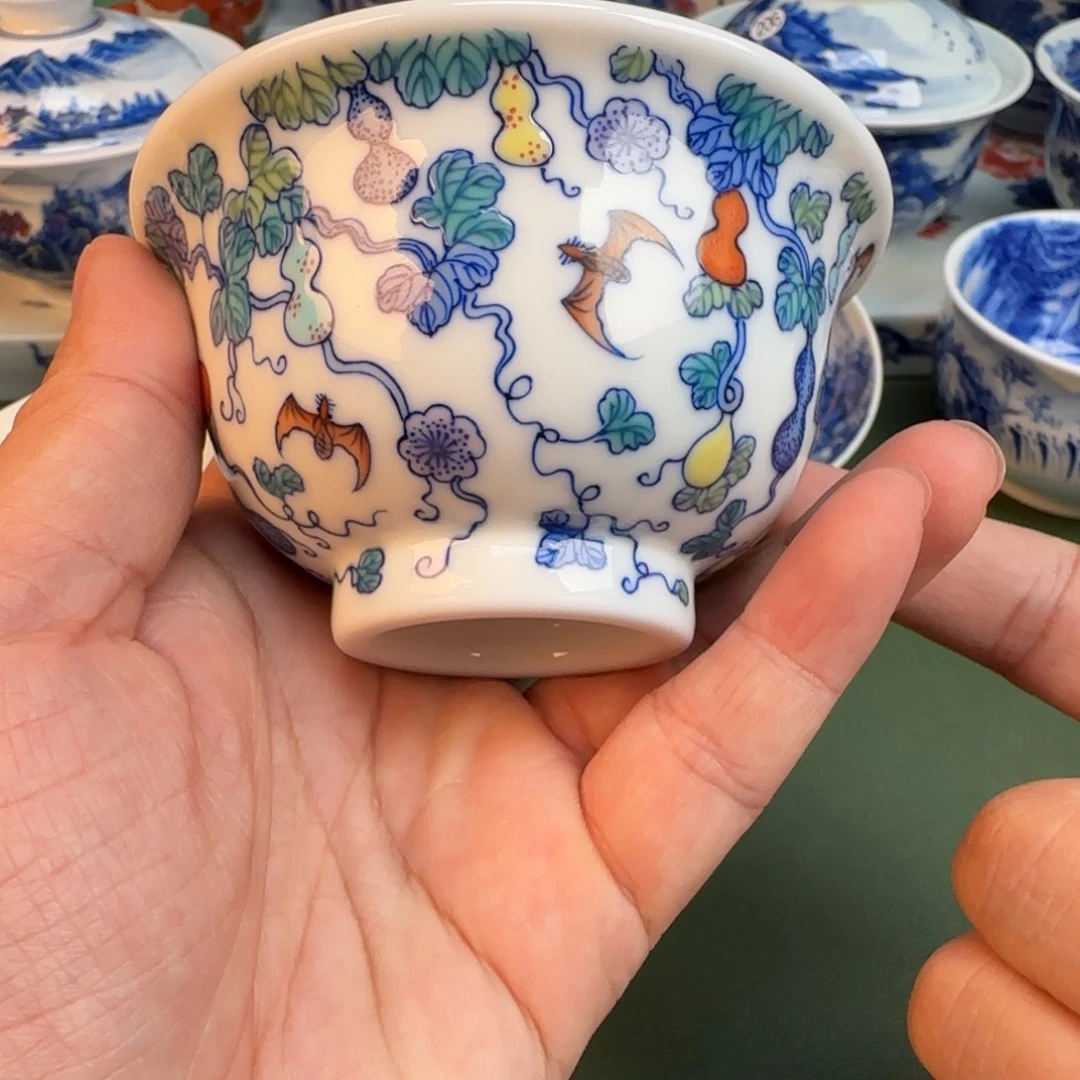 陶纯手工纯手绘茶具223