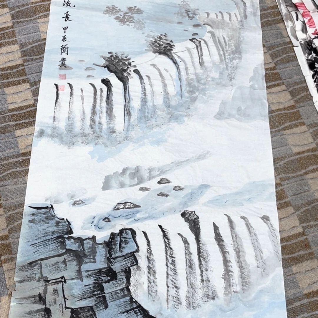 国画老师四尺正花鸟微瑕冯1
