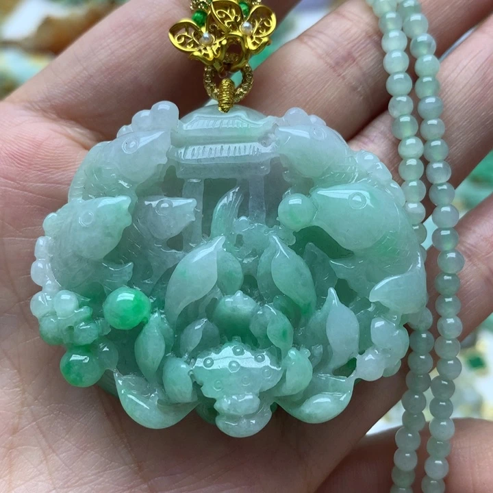 颈饰未镶嵌翡翠翡翠