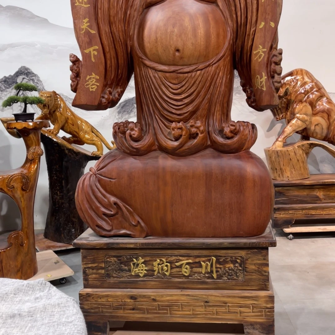 花梨木类科**果金丝花梨木弥勒