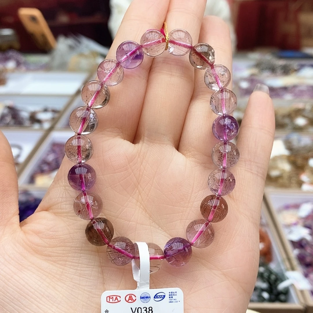 水晶手链未镶嵌v038 超七