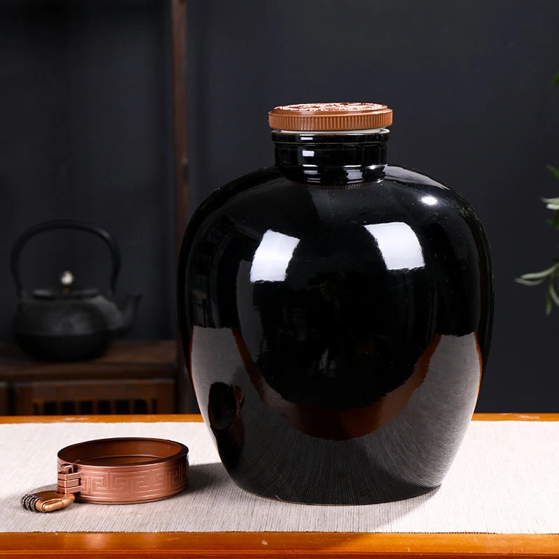 佳裕10000ml陶瓷封坛清香型原浆酒53度53%Vol10000ml