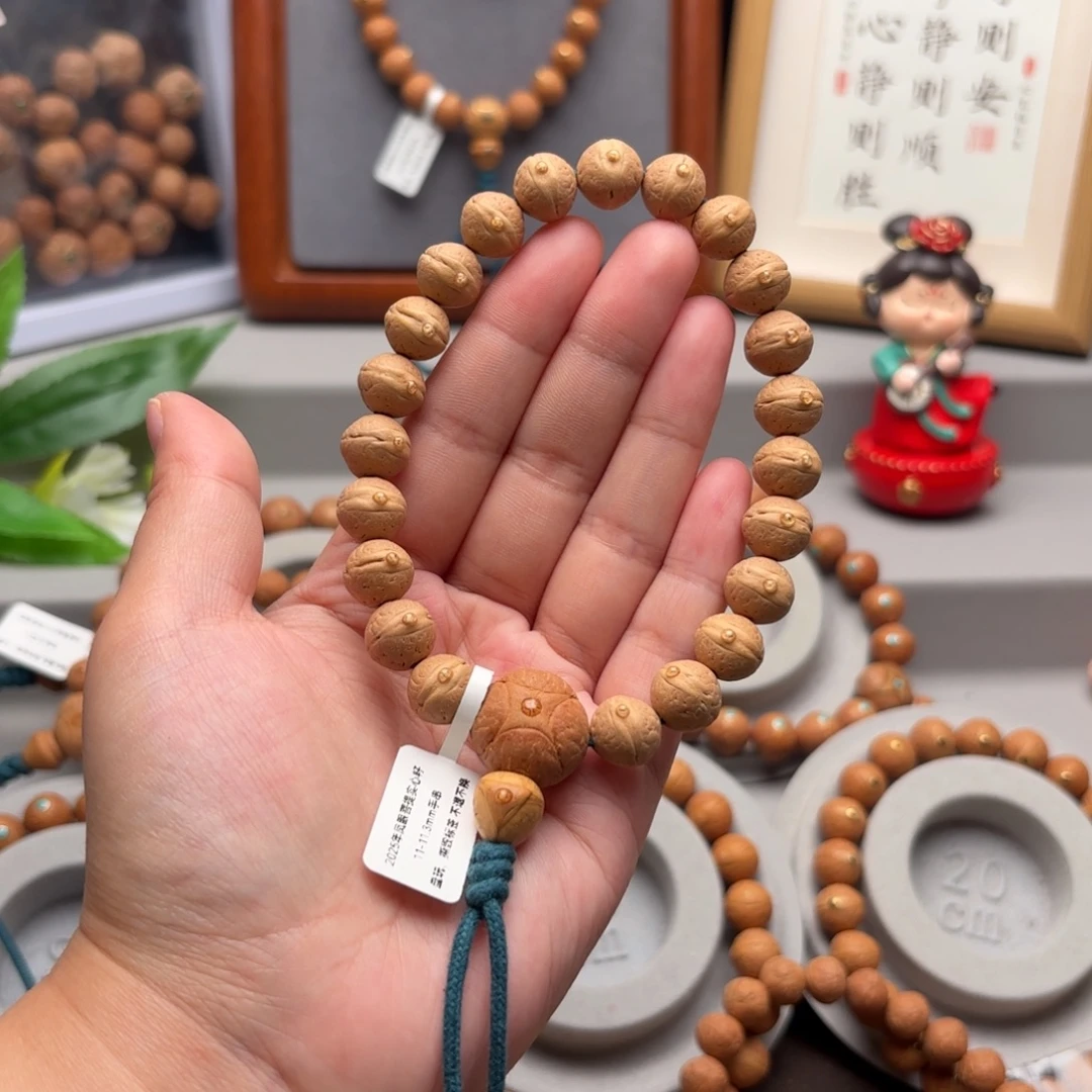 老***郑凤眼菩提手串11-11.3实心籽手串