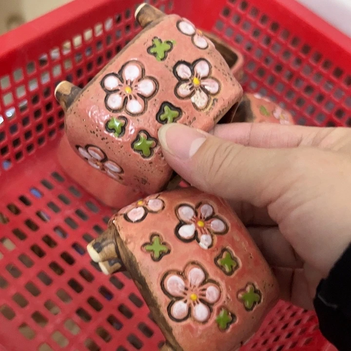 粗陶材质多肉花盆