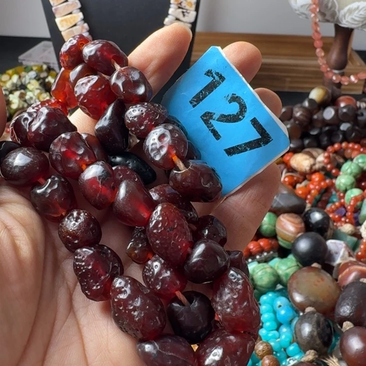 灰***3玛瑙/玉髓未镶嵌颈饰