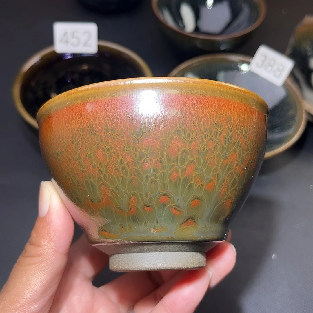 茶盏牛血红鹧鸪主人杯377