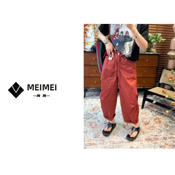 XMM.《工装气球裤》夏季时尚休闲百搭舒适洋气潮流显瘦工装裤GZ6119