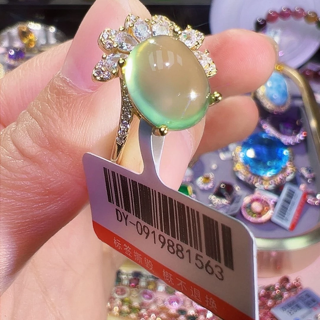 银S925镶嵌葡萄石葡萄