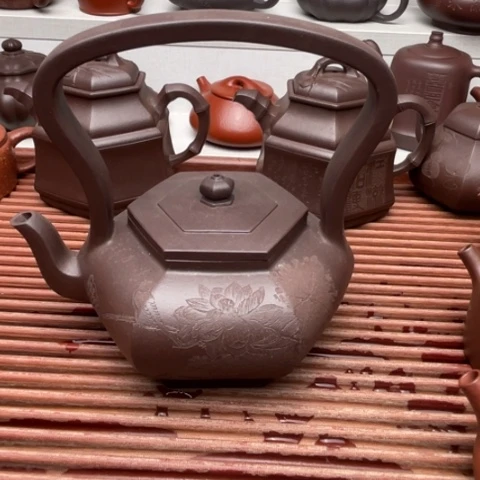 紫砂茶壶恋***咪紫砂壶等文物古迹