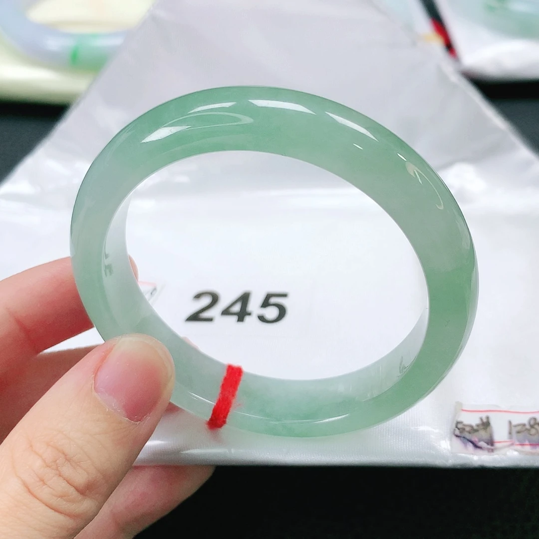 未镶嵌手镯翡翠匈***蜂缅甸52