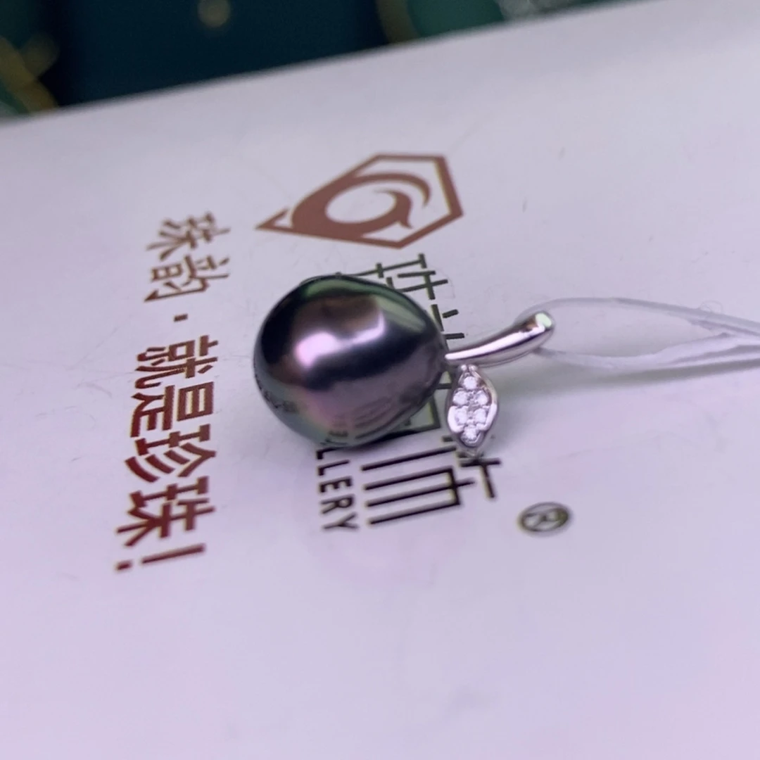 银S925镶嵌颈饰海水珍珠