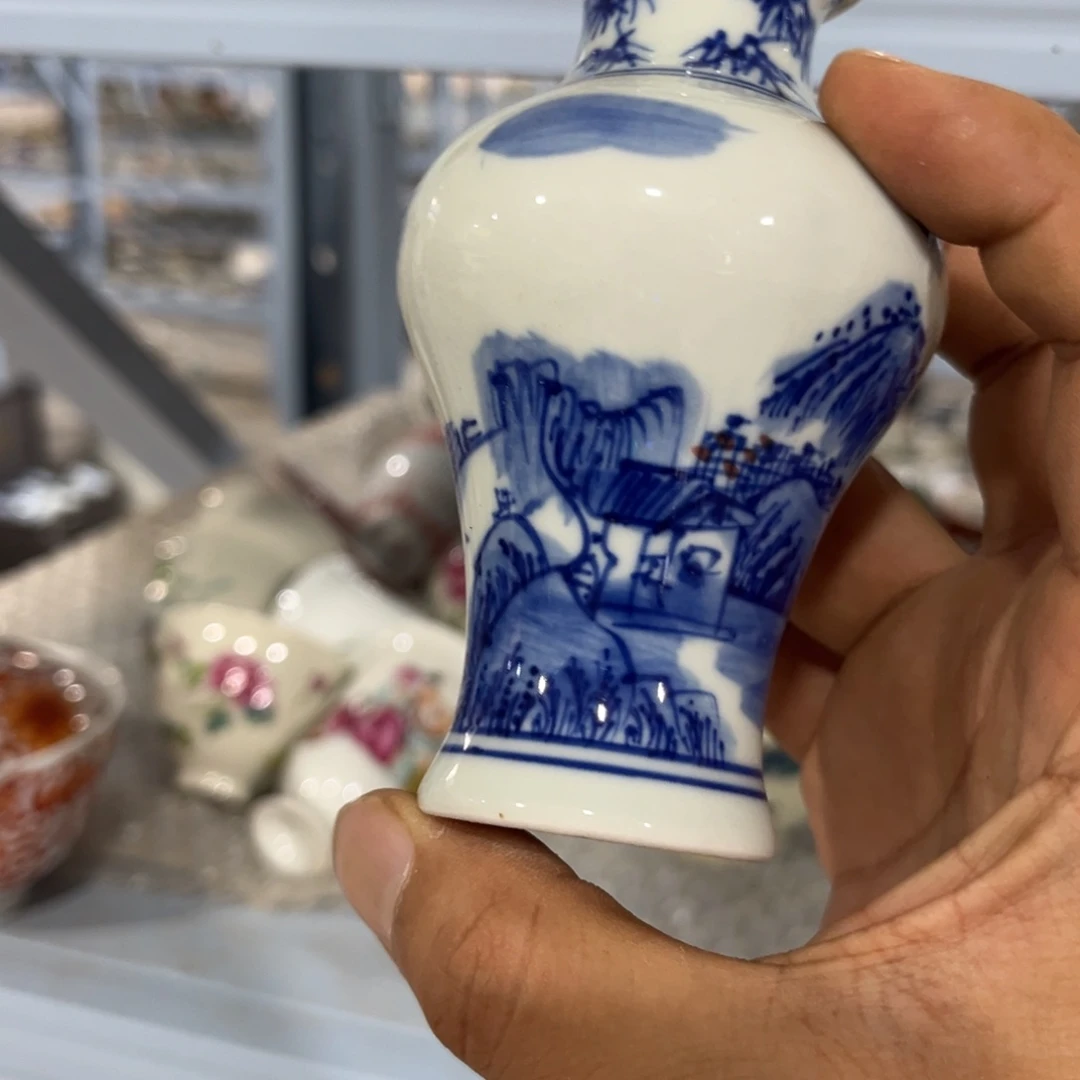 摆件摆件手绘瓷器全部处理了