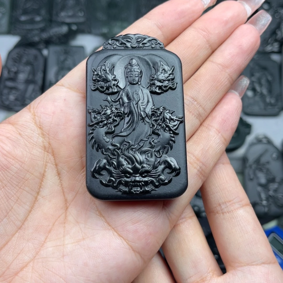 和田玉未镶嵌颈饰只***人